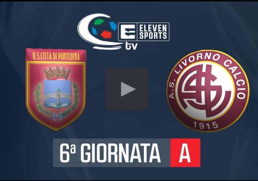 Pontedera-Livorno, le immagini del match