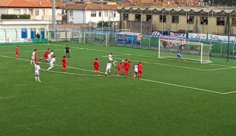 Il primo gol del Cecina