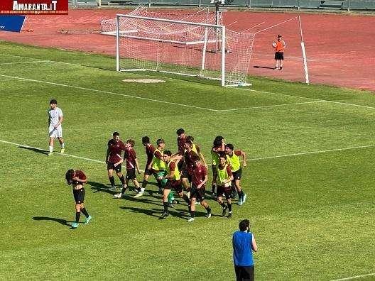 Esultanza dopo il secondo gol