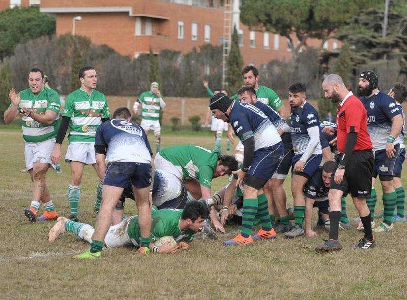 Una meta del Livorno Rugby