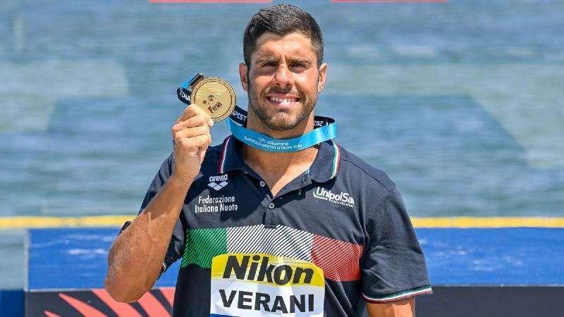 Verani con la medaglia d'oro