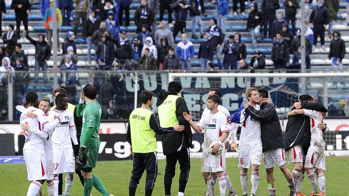 Il punto sulla B. Rallentano Carpi e Bologna