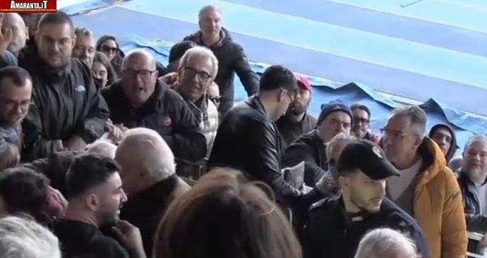 Incidenti in tribuna
