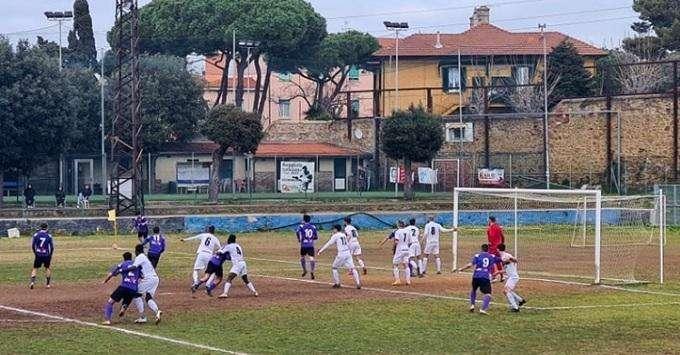 Un'azione della partita