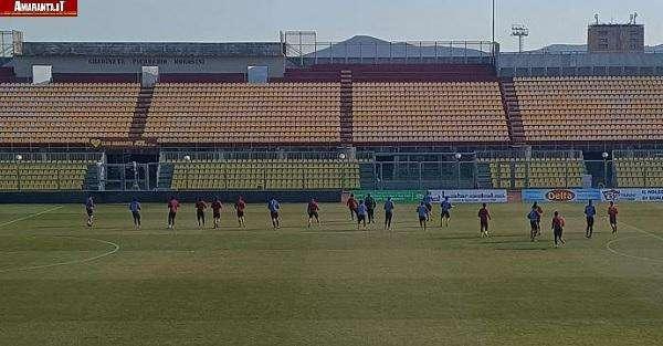 Il Livorno si allena al Picchi