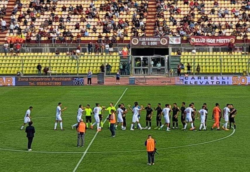 Livorno e Tau ad inizio gara