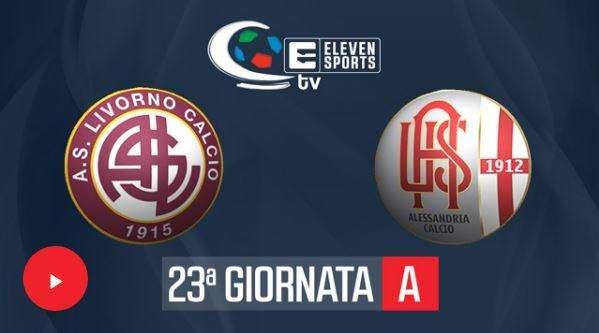 Livorno-Alessandria, le immagini del match