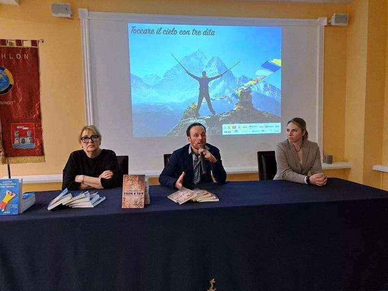 Lanfri, il pluriamputato che ha scalato l'Everest, è stato ospite del Panathlon