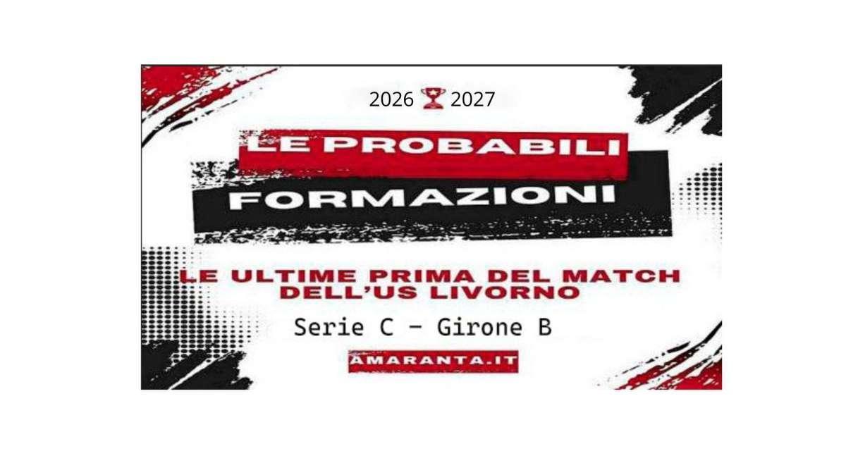 Probabili formazioni