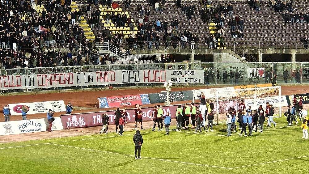 Il Livorno batte il Gubbio e centra la salvezza, 3 a 0