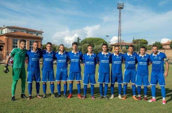 Eccellenza. Il Piombino tiene solo un tempo a Cenaia, 3 a 0