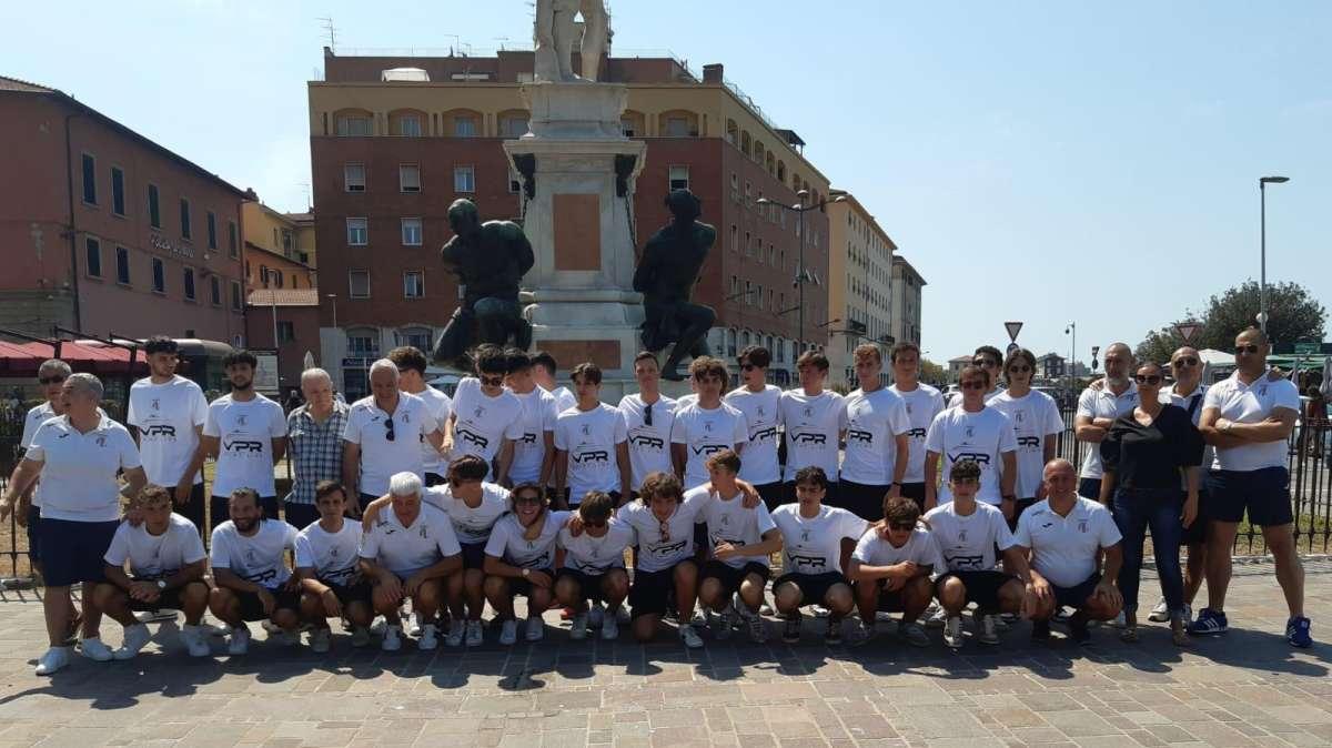 Il gruppo dell'Academy Livorno