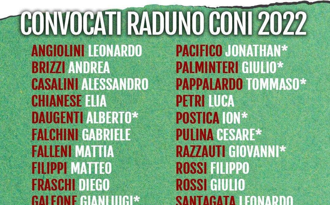 L'infografica dei convocati
