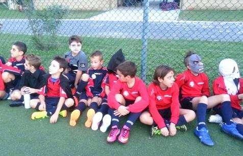 E' tornato l'Halloween amaranto con i bambini delle scuole calcio