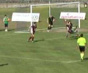 L'eurogol di Gaeta che ha infiammato Carrara