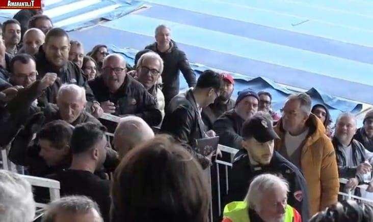 Incidenti in tribuna