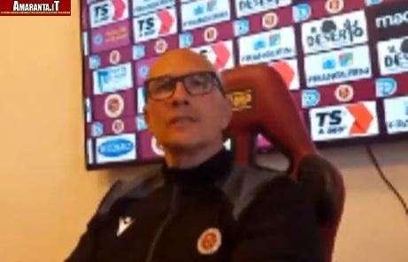 Fabio Fossati in sala stampa