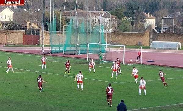 Una fase della gara