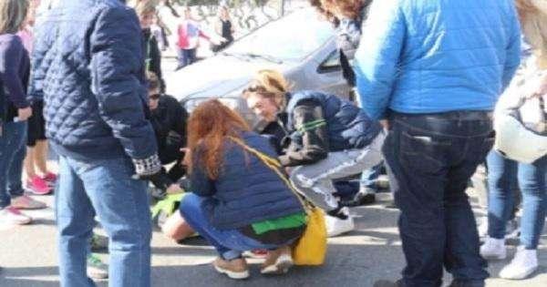 Paura alla corsa per Andrea Faina, auto investe un partecipante