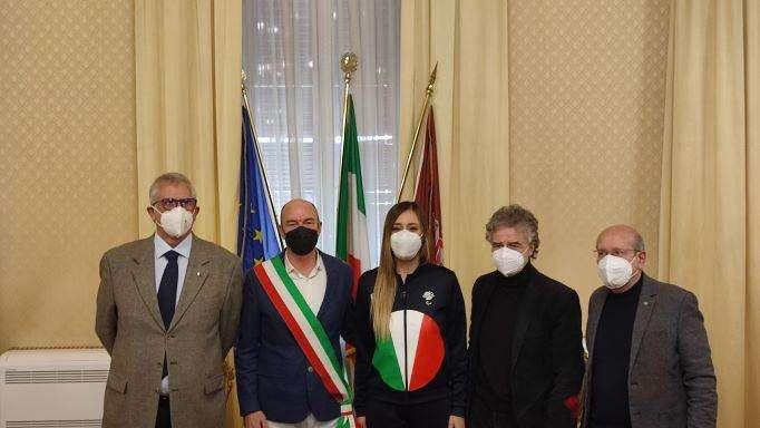 Sitting Volley, Salvetti premia la Aringhieri a Palazzo Civico