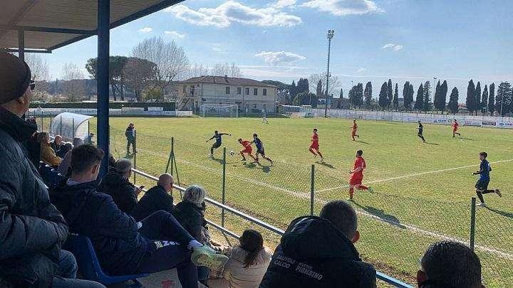 Una fase della gara