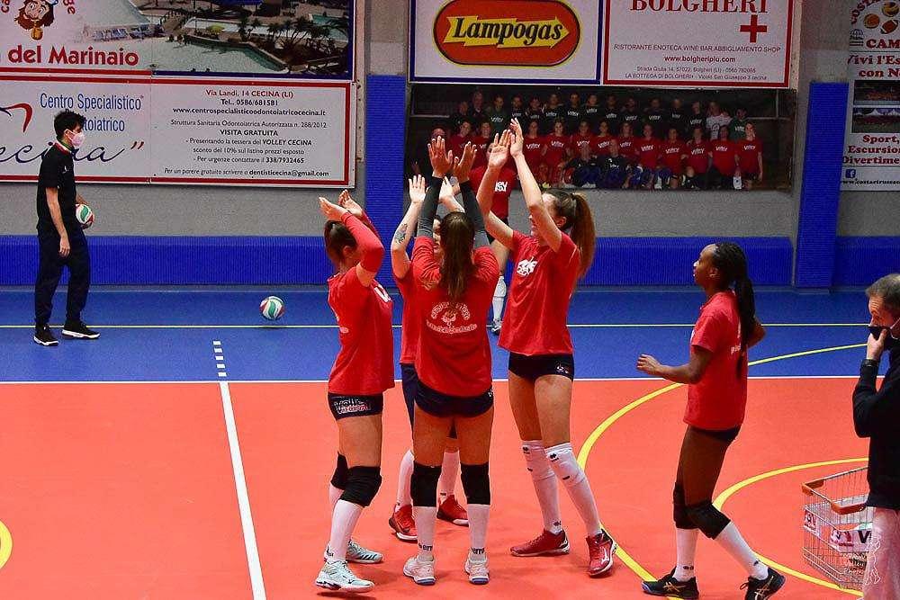 B2/F. Cecina Volley travolgente con il Cus Siena, 3 a 0