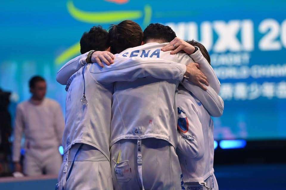 La squadra Under 20 italiana