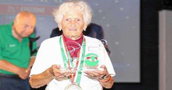 Pierina Tumiatti, olimpionica quasi centenaria, testimonial dell'Afa day