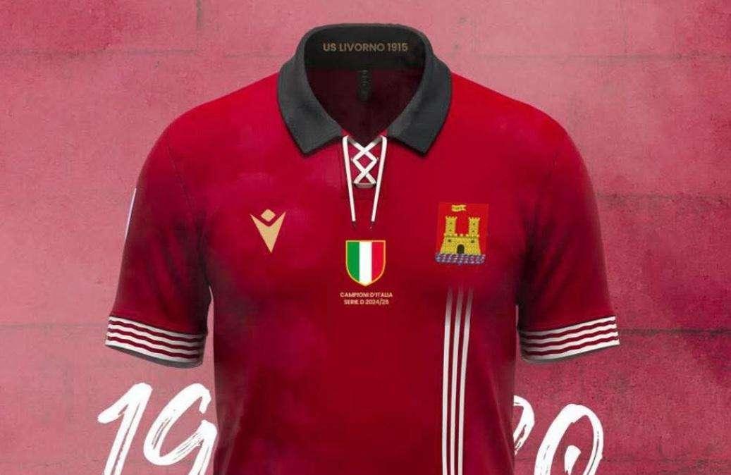 La maglia del Livorno 2025-26