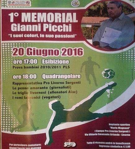 Domani al Magnozzi il primo Memorial dedicato a Gianni Picchi