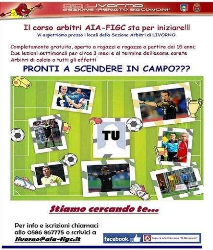 Arbitri, al via il corso della sezione Aia di Livorno