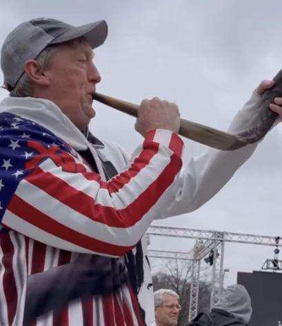 Anche David Wood, ex Libertas, tra i manifestanti pro Trump