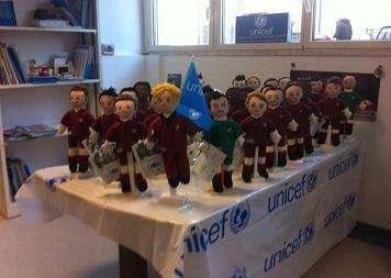 Solidarietà. Pigotte amaranto, il Livorno con l'Unicef