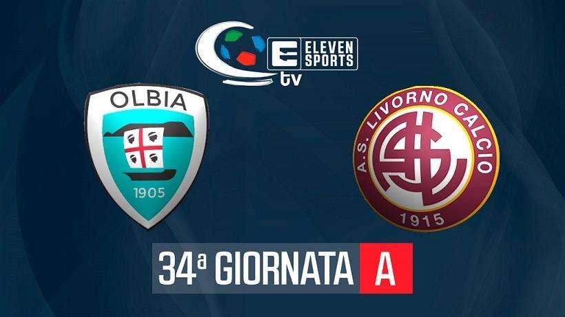 Olbia-Livorno, le immagini del match