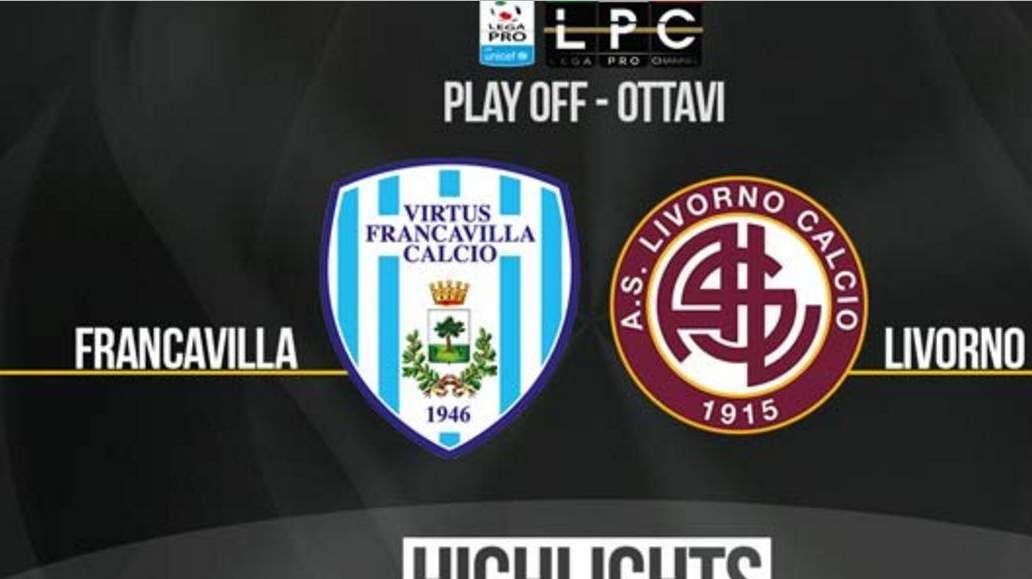 Francavilla-Livorno, le immagini del match