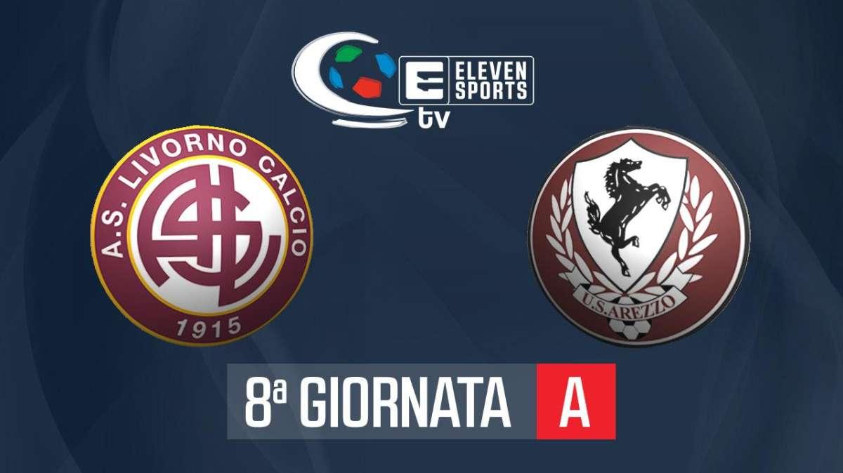 Livorno-Arezzo, le immagini del match