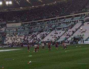 Livorno in campo allo Juve stadium, quattrocento i tifosi amaranto