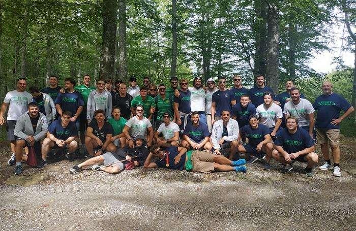 Il Livorno Rugby in ritiro