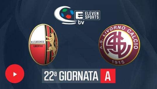 Lucchese-Livorno, le immagini del match