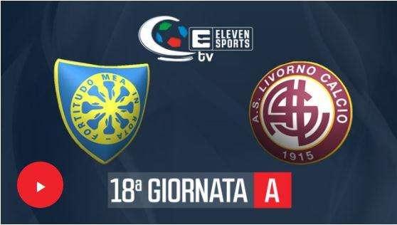 Carrarese-Livorno, le immagini del match