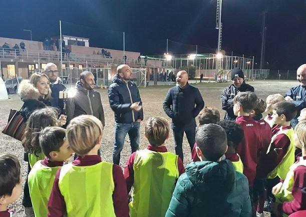 Luci e Bruno dalle giovanili amaranto al campo di Banditella