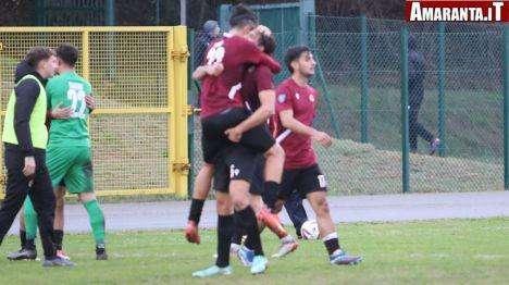 Il Livorno esulta a Tavarnelle
