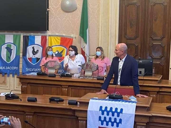 Il sorteggio delle boe