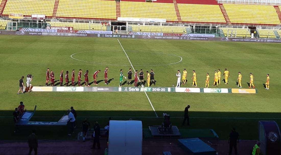 Il Livorno con il Cittadella sprofonda del secondo tempo, 0 a 2