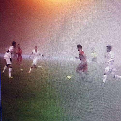 Cremonese-Livorno nella nebbia