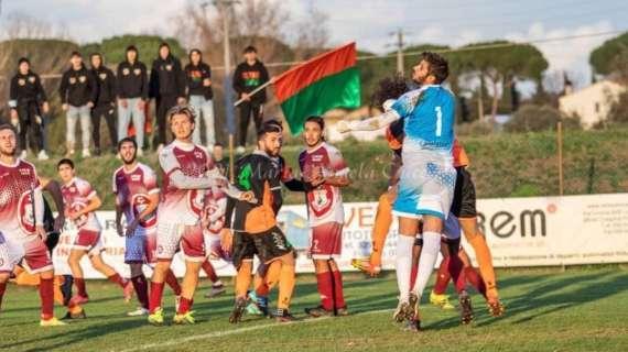 Un'azione del match