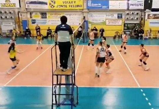 B2/F. Il Cecina Volley esce sconfitto anche da Ponte Felcino, 3 a 2