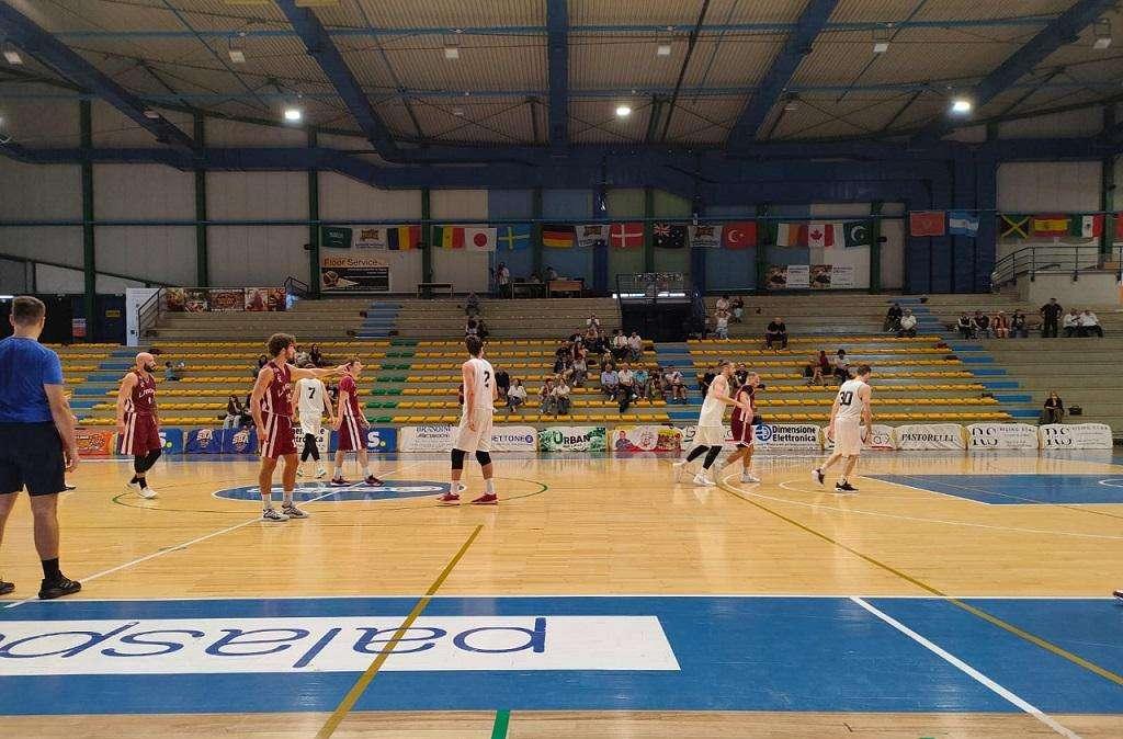 Un momento dello scrimmage