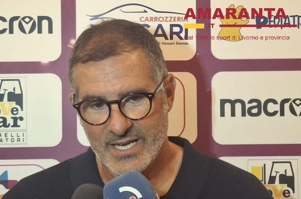 Sala stampa. Lucarelli, Livorno: "Bravi a crederci fino alla fine"