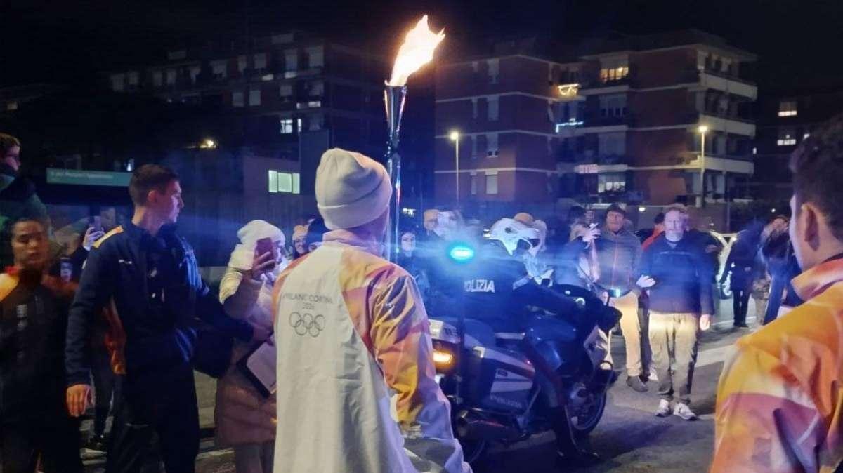 La fiamma olimpica a Livorno